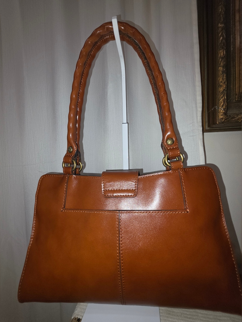 Patricia Nash Rienzo Leather Satchel - Picture 2 of 16